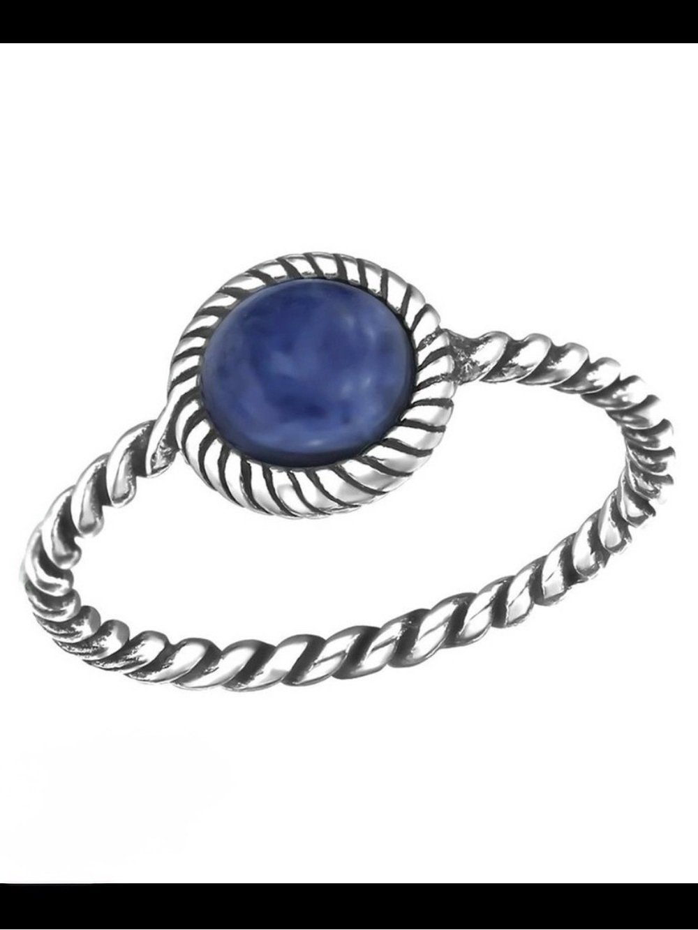 Lapis Lazuli Genuine 925 Sterling Silver Ring​